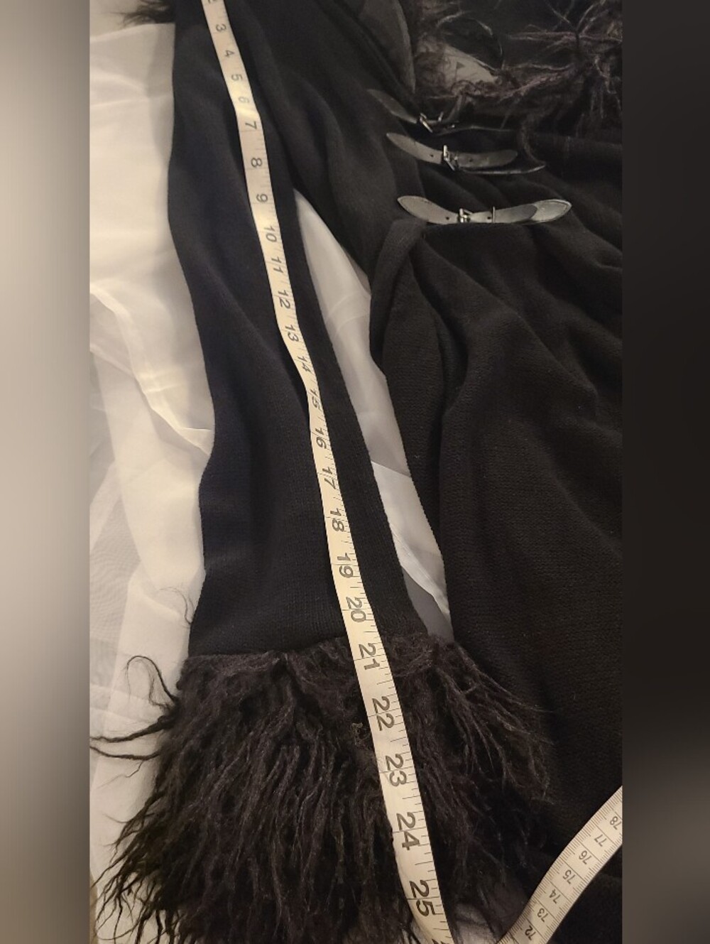 NWT - Dolls Kill - Widow - Off Day Knit Cardigan Gothic Long Black Duster, Small - Picture 9 of 10